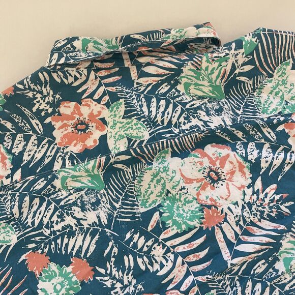 Columbia Shirt Mens Size Large Regular Fit‎ Hawaiian Tropical Pastel Preppy - Picture 5 of 8